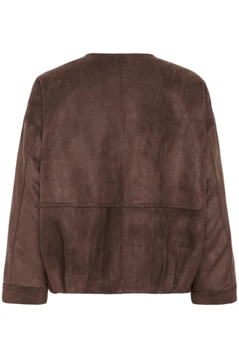 Saint Tropez Shadow Jacket In Chocolate Brown