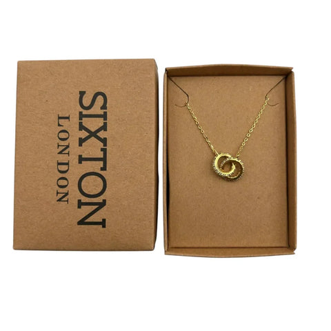Sixton London Sparkle Ring Pendant Necklace