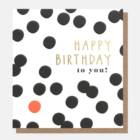 Caroline Gardner Cards MKM006 Happy Birthday To You Spot Card