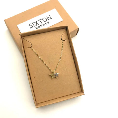 Sixton London Core Range Star Necklace
