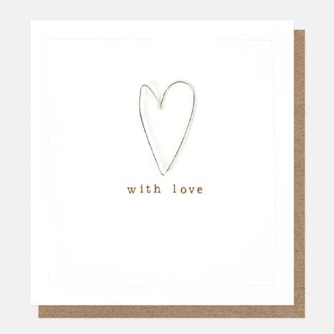 Caroline Gardner Cards THR004 With Love Heart