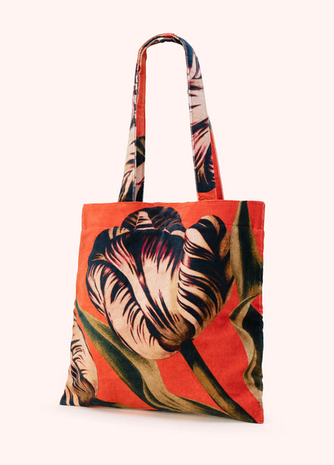 Powder TOT30 Tulip Velvet Tote Bag