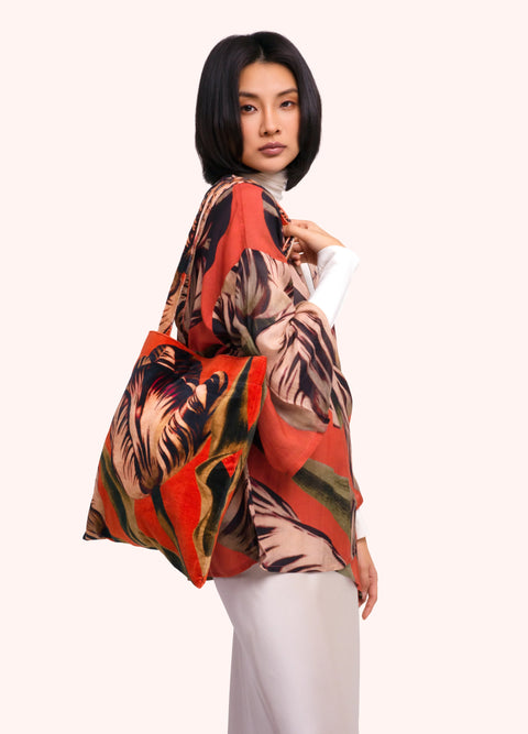 Powder TOT30 Tulip Velvet Tote Bag