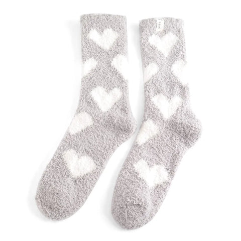 Miss Sparrow TSW010 Fluffy Hearts Grey