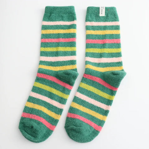 Miss Sparrow TSW025 Fluffy Stripes Green
