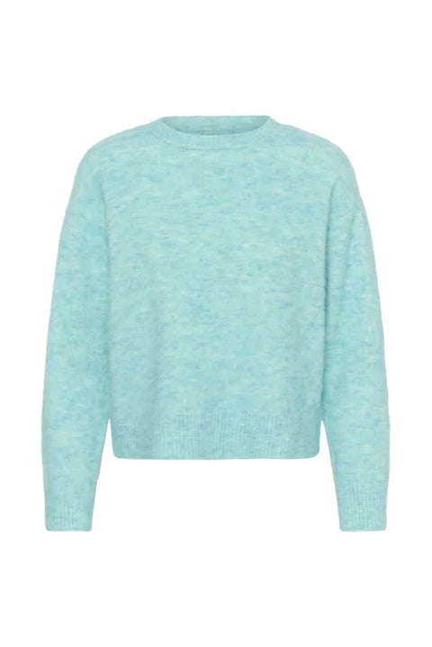 Saint Tropez Tabana Pullover In Aqua Haze Melange