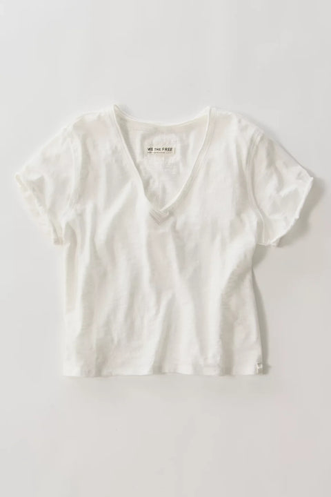 Free People Take 2 Tee in Clean Ivory