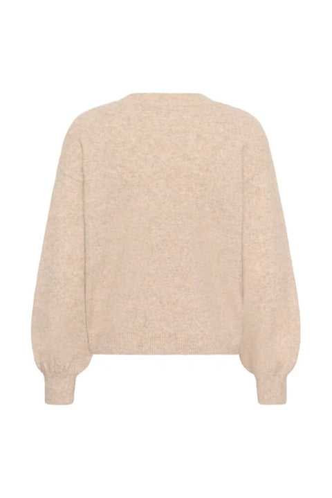 Saint Tropez Titia Pullover In Creme Melange