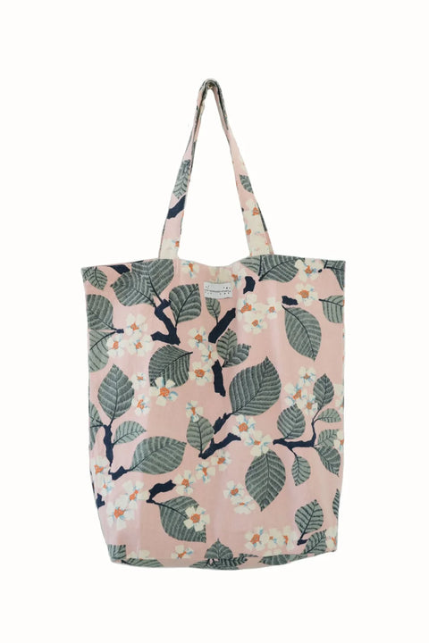 One Hundred Stars Tree Blossom Pink Canvas Bag