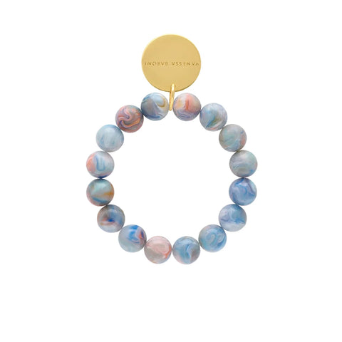 Vanessa Baroni VB2600SWA Mini Beads Flex Bracelet Sea Wave in Sea Wave
