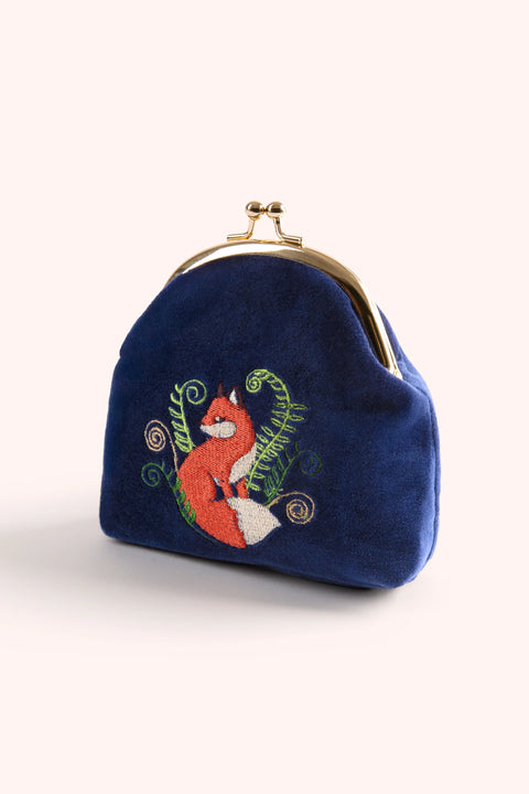 Powder VCP1 Elegant Fox Velvet Coin Purse