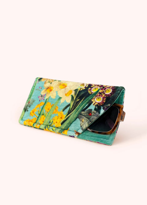 Powder VSP19 Cotton Velevt Sunglasses Pouch Spring Flora