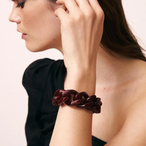 Vanessa Baroni VB2106BOM Great Bracelet Bordeaux Marble