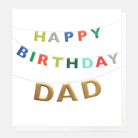 Caroline Gardner Cards WOL014 Happy Birthday Dad