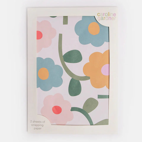 Caroline Gardner Wst005 Multi-Floral Wrap 2 Sheet