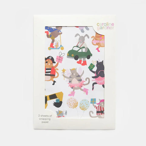 Caroline Gardner Cards WST015 Dressing Up Box Animals 2 Sheet