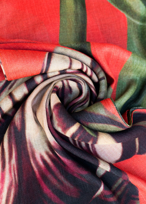 Powder WWS7 Tulip Wool Mix Scarf