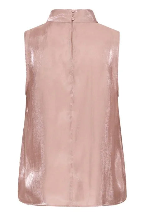 Fransa Yolanda Top 1 Long Sleeve Blouse In Pale Mauve