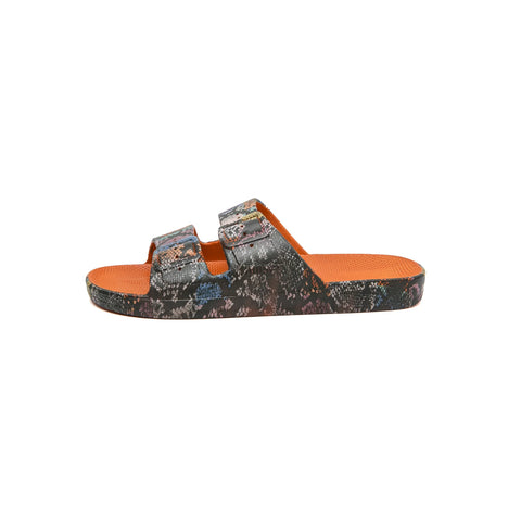 Freedom Moses Ziggy Chai Sandal In Orange Print