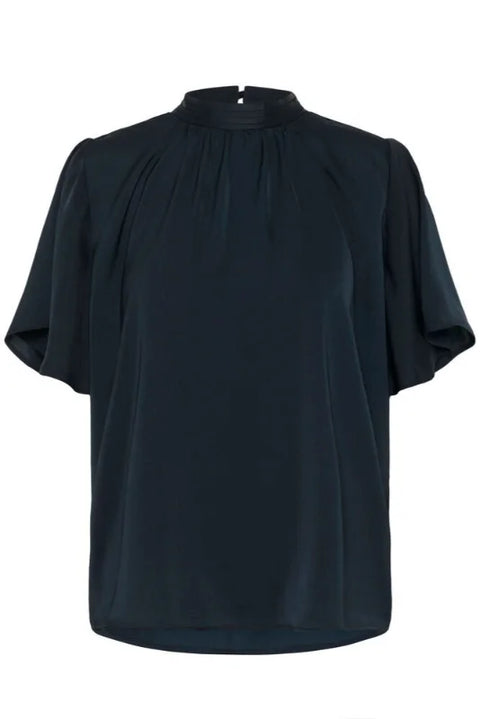 Saint Tropez Aileen Flared Blouse In Black
