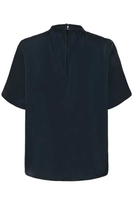 Saint Tropez Aileen Flared Blouse In Black