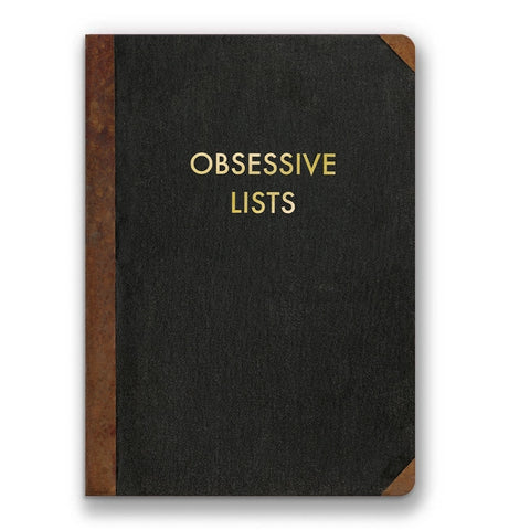Mincing Mockingbird 8147LIS Obsessive Lists Journal - Medium (Ruled)
