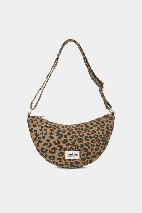 Hindbag Andrea Leopard Cinnamon Crossbody Bag