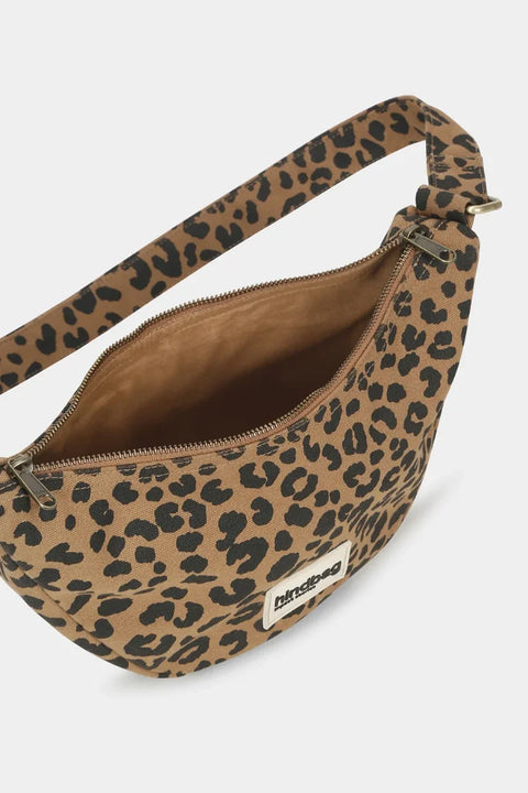Hindbag Andrea Leopard Cinnamon Crossbody Bag