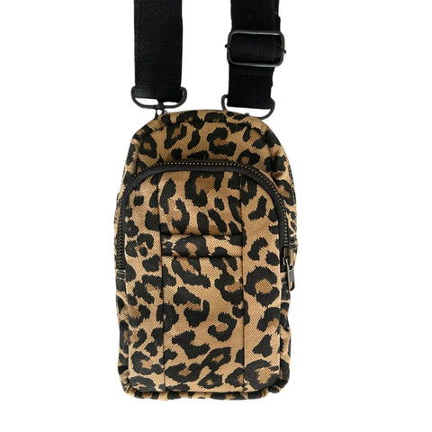 Sixton London Barcelona Bag Sand Leopard Print