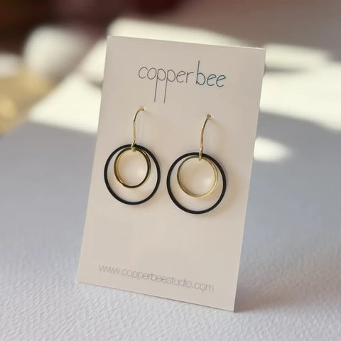 Copper Bee BB025 Multi Hoop Earrings