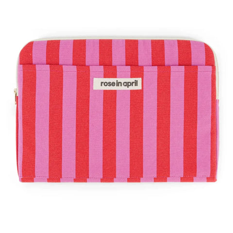 Rose In April Laptop Sleeve 13/14' Octave Stripes Orchid / Tomato