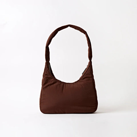 Roka London Belsize Handbag Small Chocolate Taslon