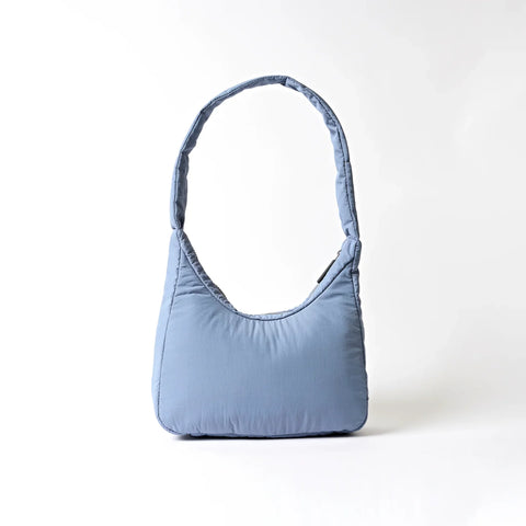 Roka London Belsize Handbag Small Retro Blue Taslon