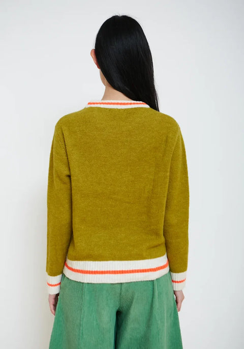 Dr Bloom Berry  Jersey In Pistacho