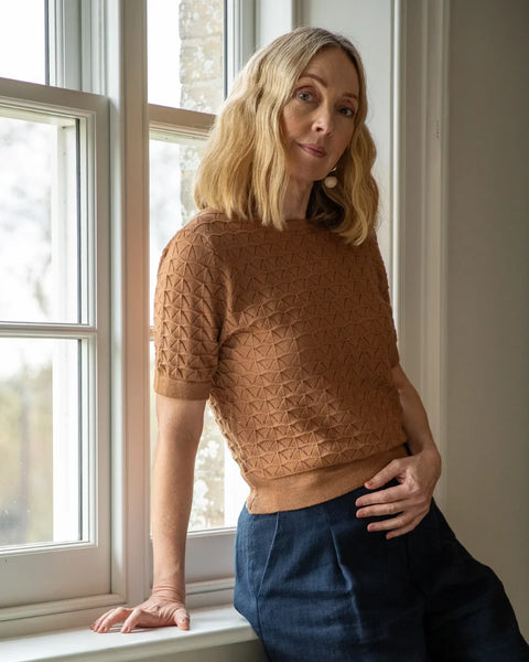 Chalk Betty Jumper In Tan