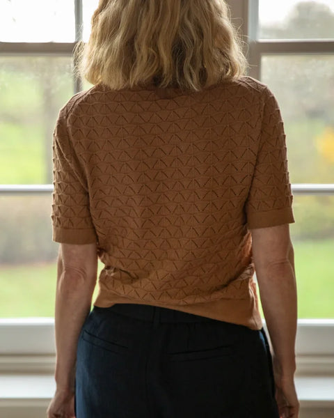 Chalk Betty Jumper In Tan