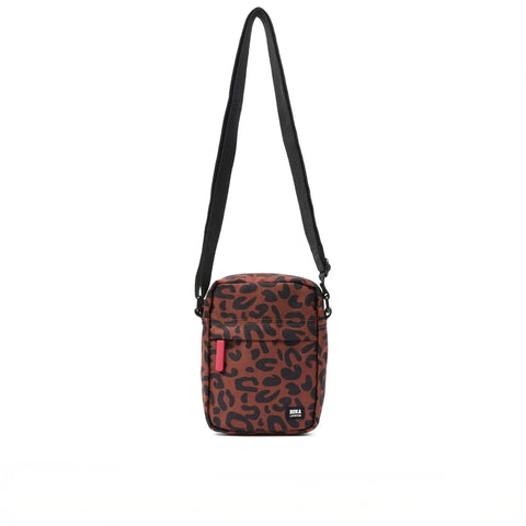 Roka London Bond Crossbody Bag In Scarlet Leopard Canvas