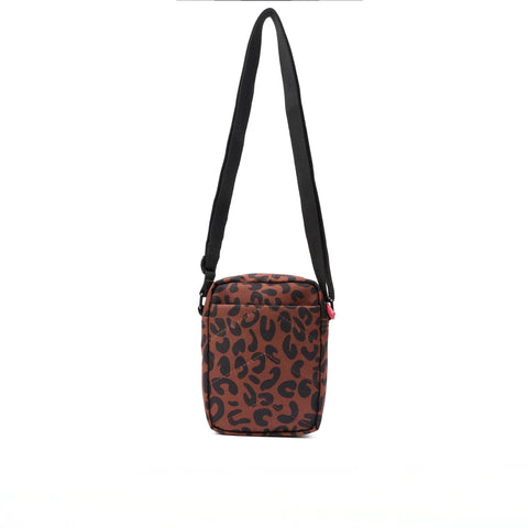 Roka London Bond Crossbody Bag In Scarlet Leopard Canvas