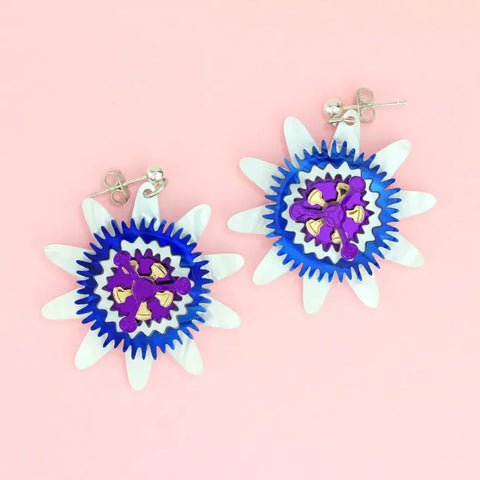 Little Moose BOTERD PAS Passion Flower Earrings
