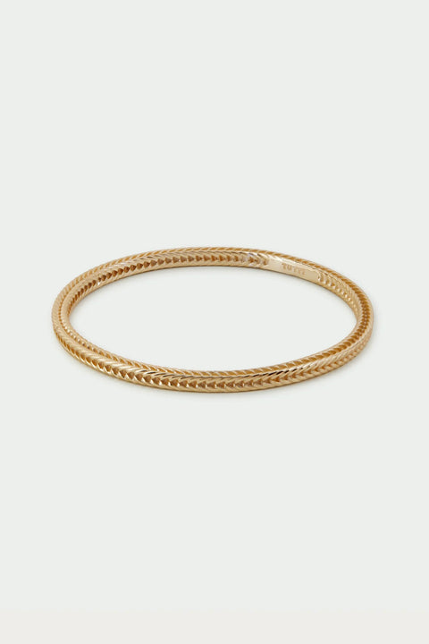 Tutti & Co BR727G Woven Bangle
