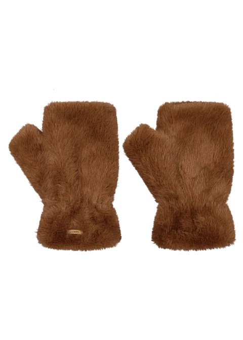 Barts Britamu Fingerless Gloves Brown