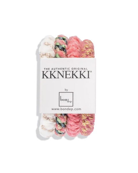 KKNEKKI Bundle 18 Original Hair Ties Pink