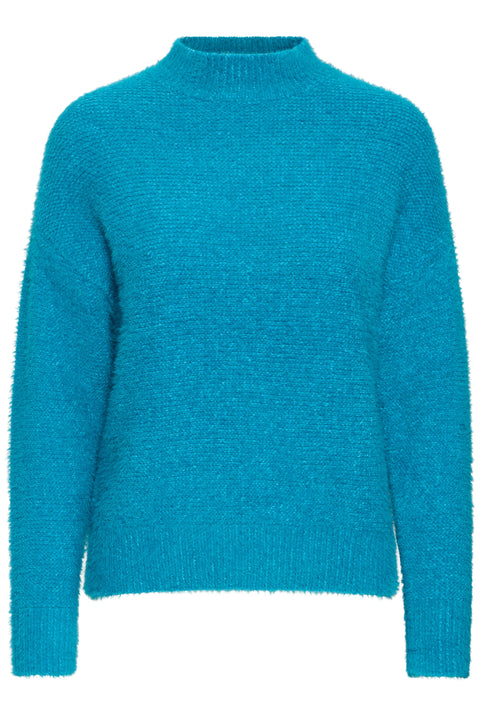 B Young Omsa Jumper In Fjord Blue