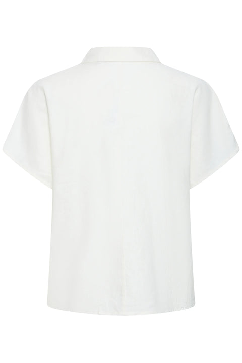 B Young Falakka Cap Sl Shirt In Marshmallow