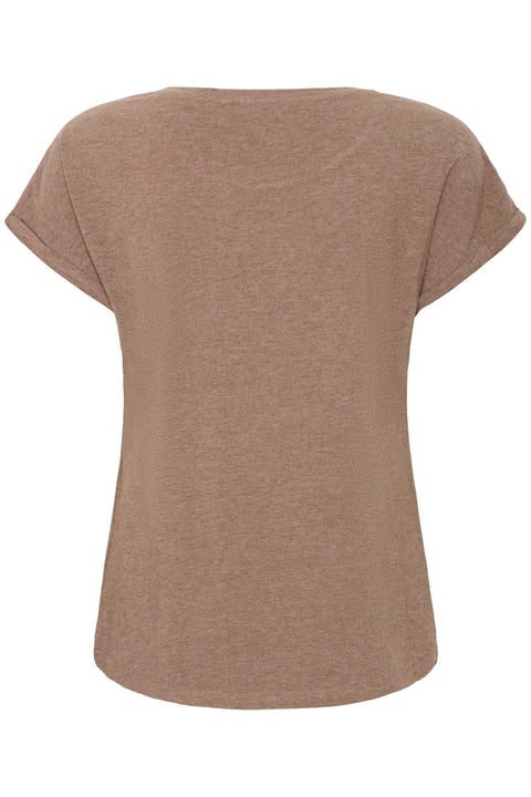 B Young 20804205 Pamila T- Shirt Jersey In Walnut Melange