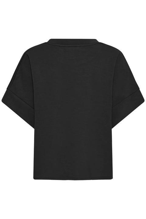B Young Pusti Loose Vest  In Black