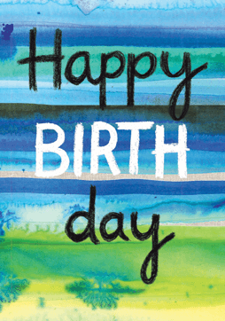 Sarah Kelleher DY03 Happy Birthday Card