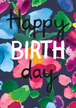 Sarah Kelleher DY05 Happy Birth Day Card