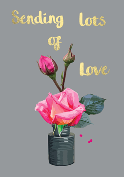 Sarah Kelleher FF100 Sending Lots Of Love Card
