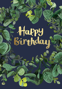 Sarah Kelleher FF163 Happy Birthday Card